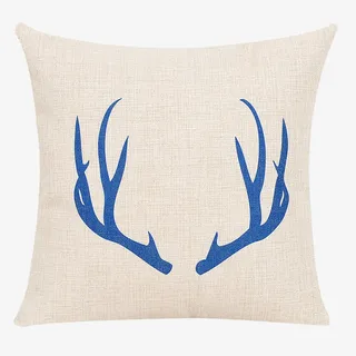 小鹿角抱枕免抠