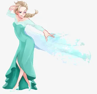 冰雪女王艾莎免抠