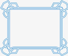 ppt幻灯花边框设计免抠