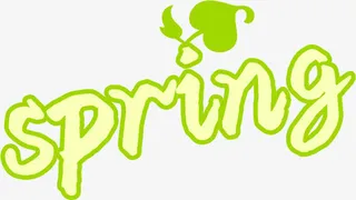 合成创意绿色的文字效果春天免抠