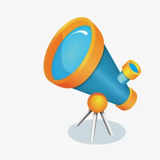 天文望远镜免抠