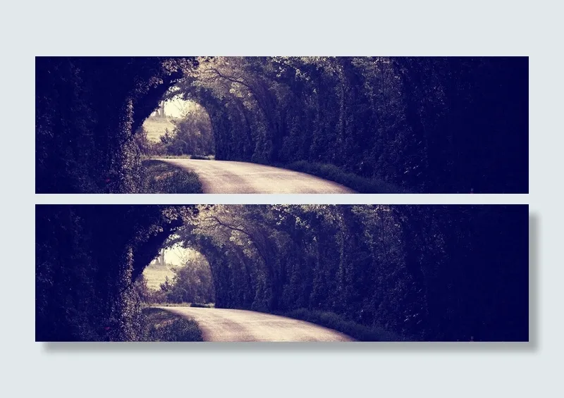 绿色隧道背景高清