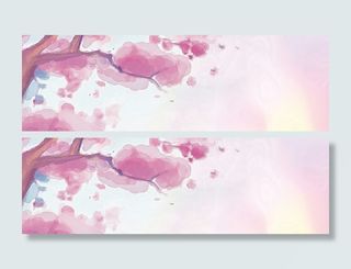 水彩手绘背景高清