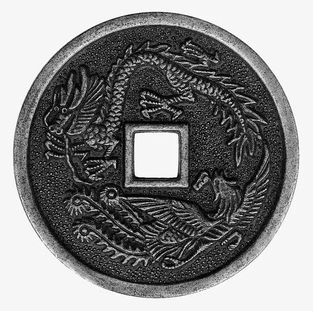 铜钱底纹免抠