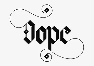 嘻哈字体免抠黑白创意免抠