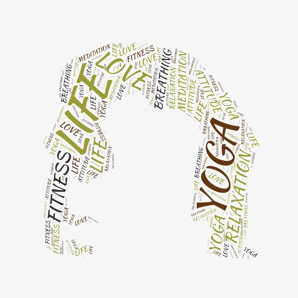 抽象做瑜伽的女人免抠图免抠