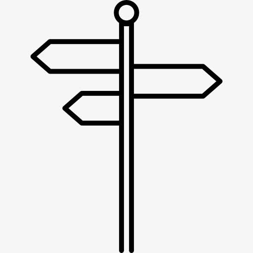 道路的指针图标免抠