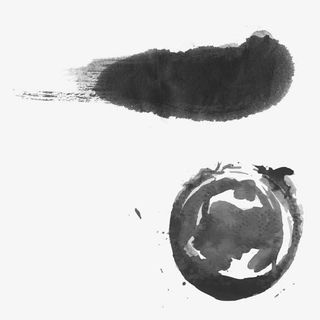 墨水png元素免抠