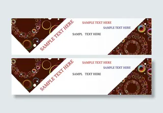 艺术横幅设计免抠