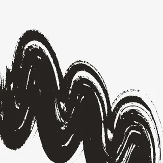 矢量墨汁绘画底纹免抠