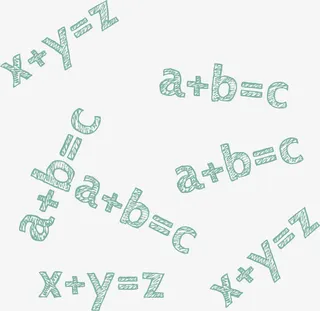 计算公式png矢量元素免抠