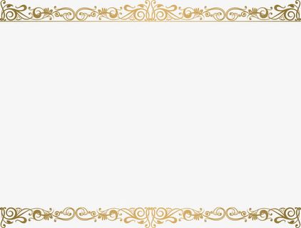 金色藤蔓框架免抠