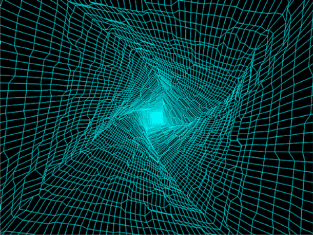 抖动科技感网格免抠
