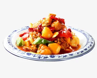 新疆大盘鸡免抠