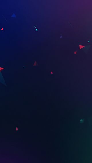 蓝色渐变几何高清H5背景高清