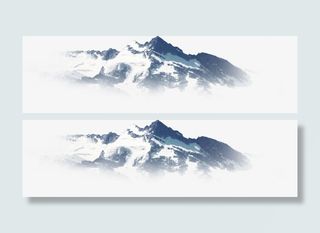 雪山山顶海报背景