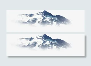 雪山山顶海报背景