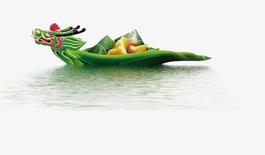 端午节赛龙舟装饰免抠