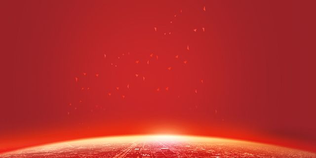 红色科技背景图高清