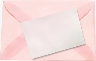纸张信封免抠