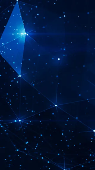 蓝色几何科技感h5背景高清