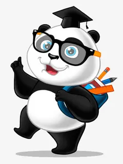 卡通小熊猫免抠