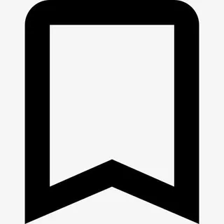 书签的轮廓图标免抠