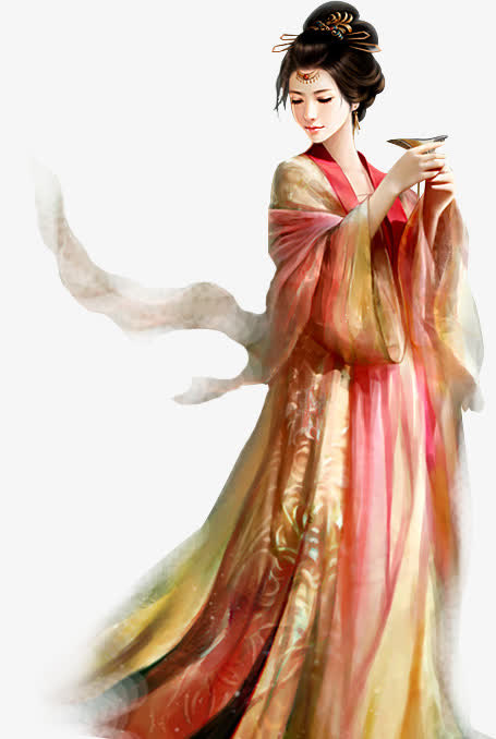 古代美女免抠