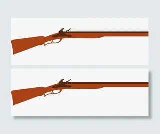 水彩棕色猎枪免抠图免抠