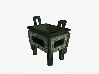 青铜器四方鼎免抠