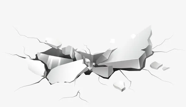 裂纹图片免抠装饰效果特效元素