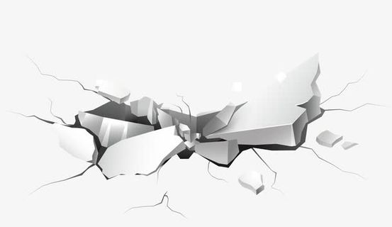 裂纹图片免抠装饰效果特效元素