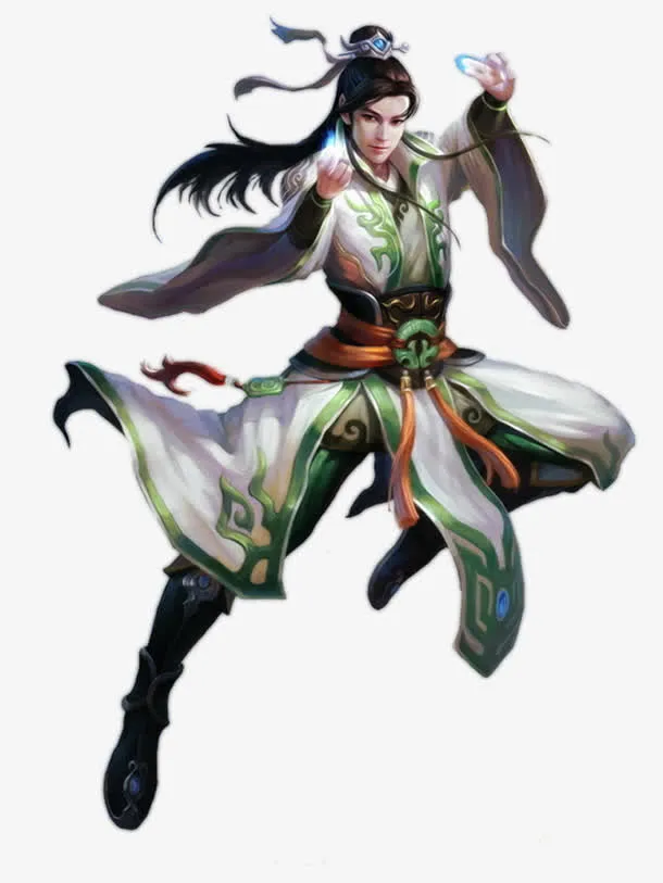 立绘原画游戏公子男子人物免抠