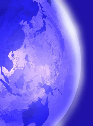 蓝色地球背景高清