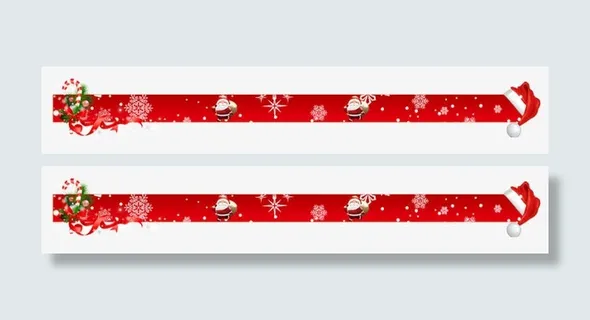 淘宝店圣诞节导航栏免抠