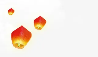 灯笼飘浮装饰免抠