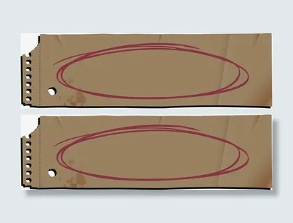 仿旧纸张PNG下载免抠