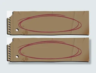 仿旧纸张PNG下载免抠