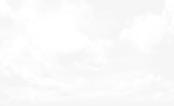 天空白云清爽夏日免抠