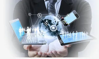 科技网络元素免抠