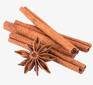 肉桂皮与八角香料免抠