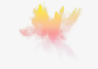 彩色的粉末免抠