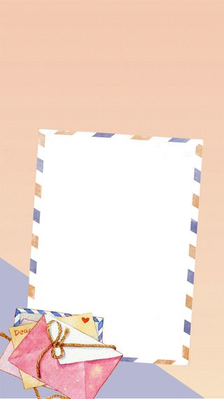 粉色信封爱情告白背景高清