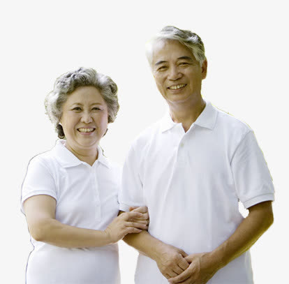 运动老人免抠