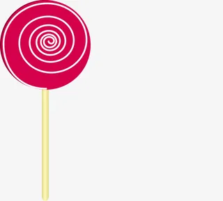 手绘棒棒糖和糖果免抠