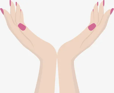 简易的一双女人手免抠