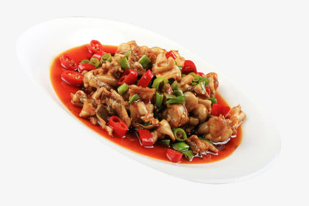 小炒米椒泡椒牛蛙免抠