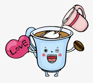 爱心咖啡免抠