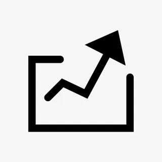 重仓持股，股票上升曲线免抠