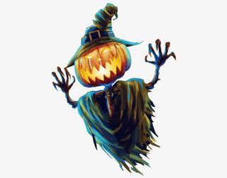 创意万圣节趣味南瓜免抠